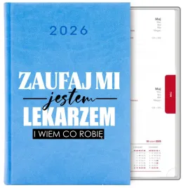 kalendarz-ksiazkowy-blekitny-a5-2026-prezent-dla-lekarza-zafuaj-mi-mix-wz
