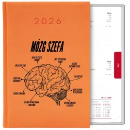 kalendarz-pomaranczowy-a5-2026-prezent-dla-szefa-mozg-szefa-zabawny-mix-wz