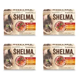 mokra-karma-dla-kota-shelma-kurczak-wolowina-indyk-kaczka-saszet-48x85g