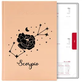 kalendarz-brzoskwiniowy-a5-2026-prezent-dla-zodiakary-scoripio-skorpion-wz