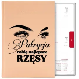 kalendarz-brzoskwinia-a5-2026-prezent-dla-stylistki-rzes-personalizowany-wz