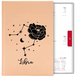 kalendarz-brzoskwiniowy-a5-2026-prezent-dla-zodiakary-libra-waga-mix-wzory