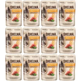 mokra-karma-dla-kota-shelma-kurczak-z-pomidorami-i-ziola-saszetka-12-x-85g