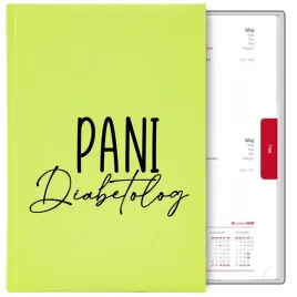 kalendarz-ksiazkowy-seledynowy-a5-2026-prezent-dla-pani-diabetolog-mix-wz