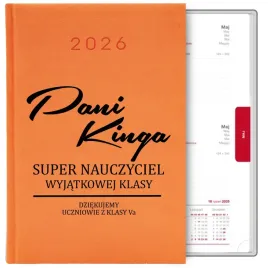 kalendarz-pomaranczowy-a5-2026-prezent-dla-nauczyciela-imie-klasa-mix-wzory