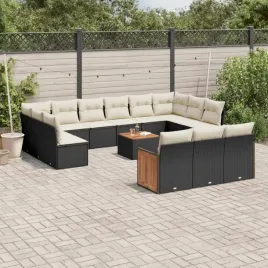 vidaxl-14-cz-zestaw-wypoczynkowy-do-ogrodu-poduszki-czarny-rattan-pe
