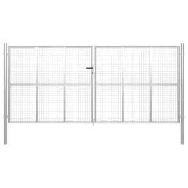 vidaxl-brama-ogrodowa-galwanizowana-stal-415x225-cm-srebrna