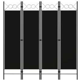 vidaxl-parawan-4-panelowy-czarny-160-x-180-cm