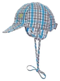 czapka-z-daszkiem-i-wiazaniem-w-szaro-niebieska-kratke-doll-r-47