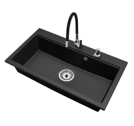 kuchenny-zlewozmywak-granitowy-jednokomorowy-elite-90-bateria-syfon-chrom