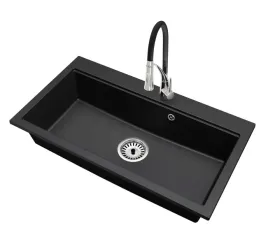 kuchenny-zlewozmywak-granitowy-jednokomorowy-elite-90-bateria-syfon-chrom