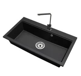 kuchenny-zlewozmywak-granitowy-jednokomorowy-elite-90-bateria-syfon-chrom