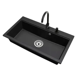 kuchenny-zlewozmywak-granitowy-jednokomorowy-elite-90-bateria-syfon-chrom