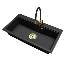 kuchenny-zlewozmywak-granitowy-jednokomorowy-elite-90-bateria-syfon-zloty