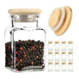 sloiczki-szklane-na-przyprawy-12x150ml-bambusowa-drewniana-zatyczka-wieczko