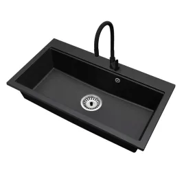 kuchenny-zlewozmywak-granitowy-jednokomorowy-elite-90-bateria-syfon-chrom