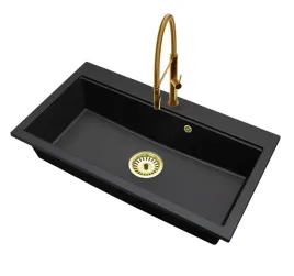 kuchenny-zlewozmywak-granitowy-jednokomorowy-elite-90-bateria-syfon-zloty