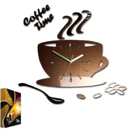 2-x-zegar-scienny-w-ksztalcie-filizanki-coffe-time-metalic-copper-okragly