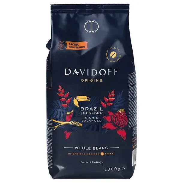 Kawa ziarnista Arabica Davidoff Origins Brazil 1000 g