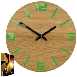2-x-zegar-scienny-akrylowy-mechanizm-kwarcowy-arabic-wood-green-okragly