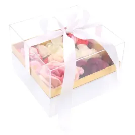 bialy-flower-box-z-przezroczysta-pokrywka-i-wstazka-pudelko-prezentowe-20cm