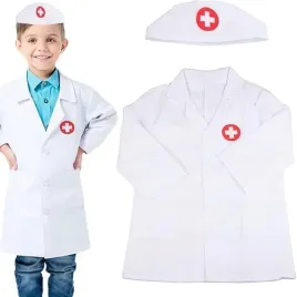 stroj-kostium-lekarza-doktora-dla-dzieci-zestaw-3-5-lat-fartuch-czapka