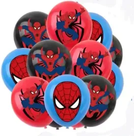 marvel-super-heroes-balony-spiderman-spider-12-sztuk