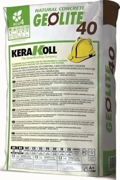 Zaprawa Kerakoll Geolite 40 szybka naprawa betonu 25 kg