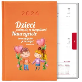 kalendarz-pomaranczowy-a5-2026-prezent-dla-nauczyciela-dzien-nauczciela-wz
