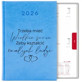 kalendarz-ksiazkowy-blekitny-a5-2026-prezent-trzeba-miec-wielkie-serce-wz