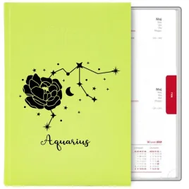 kalendarz-seledynowy-a5-2026-prezent-dla-zodiakary-aquarius-wodnik-mix-wz