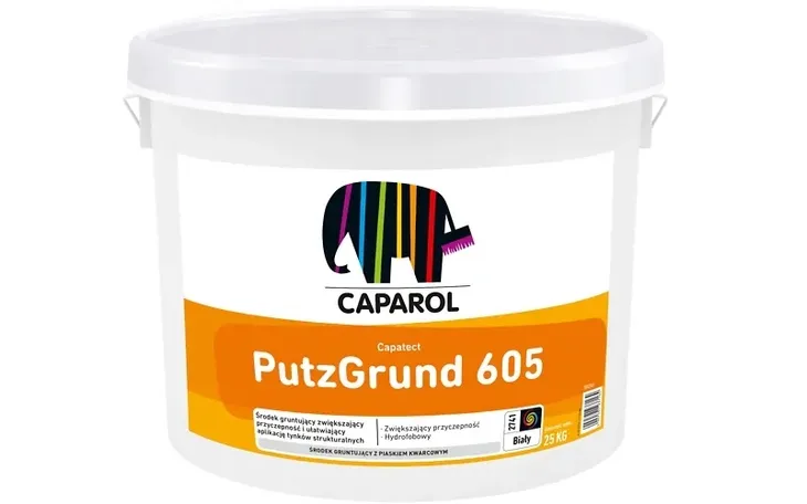 Caparol PUTZGRUND 605 GRUNT pod tynk FARBA gruntująca BIAŁY 25kg