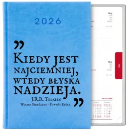 kalendarz-blekitny-a5-2026-prezent-dla-fana-cytaty-lotr-j-r-r-tolkien-wz