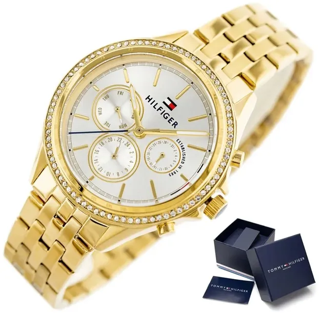 ZEGAREK DAMSKI TOMMY HILFIGER 1781977 ARI + BOX + GRAWER
