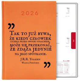 kalendarz-pomarancz-a5-2026-prezent-dla-fana-lotr-j-r-r-tolkien-cytaty-wz