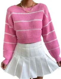 shein-sweter-damski-rozowy-krotki-casual-36-lrl
