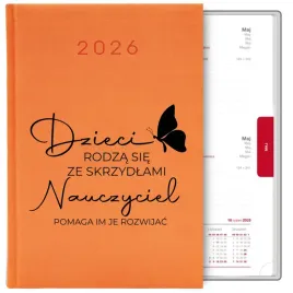 kalendarz-pomarancz-a5-2026-prezent-dla-wychowaczyni-dzien-nauczyciela-wz