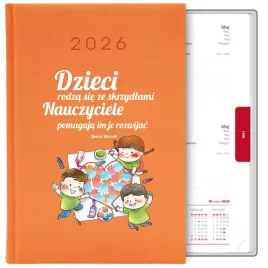kalendarz-pomaranczowy-a5-2026-prezent-dzien-nauczyciela-dla-nauczyciela-wz