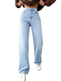 shein-jeansy-damskie-proste-wysoki-stan-niebieskie-40-1eq