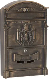 2-x-skrzynka-na-listy-aluminium-brazowa-42-x-26-x-9-cm-klasyczna-skrzynka