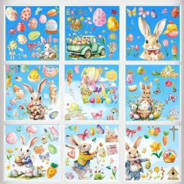 2-x-109x-naklejki-wielkanocne-na-okno-pisanki-wielkanoc-zajaczki-dekoracje
