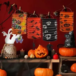 2-x-dekoracje-na-halloween-lampiony-6x-ozdobne-wzory-na-impreze-30-cm-ozdob