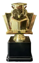 sowa-szkolnictwo-statuetka-na-pasowanie-szkola-super-uczen-uczennica-15-cm