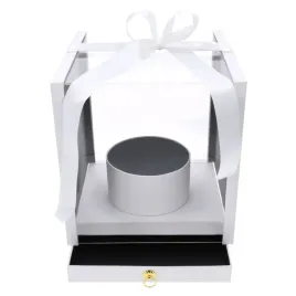 bialy-flower-box-z-szuflada-pudelko-prezentowe-z-pokrywka-i-wstazka-25x25cm