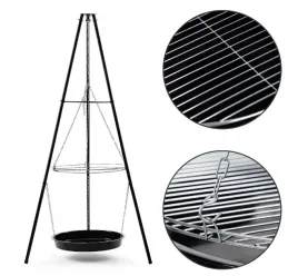 2-x-grill-ogrodowy-palenisko-wiszace-ruszt-weglowy-do-ogrodu-trojnog-wedzar