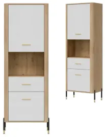 regal-l-p-z-szuflada-szafka-dwudrzwiowa-dab-bialy-zloty-dante-dt15