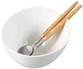 2-x-biala-porcelanowa-misa-23cm-do-salaty-salatek-z-lyzkami-miska-duza