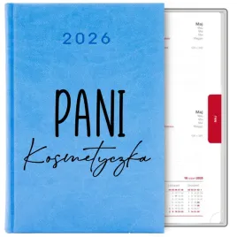 kalendarz-blekitny-a5-2026-prezent-dla-pani-kosmetyczki-upominek-mix-wzory