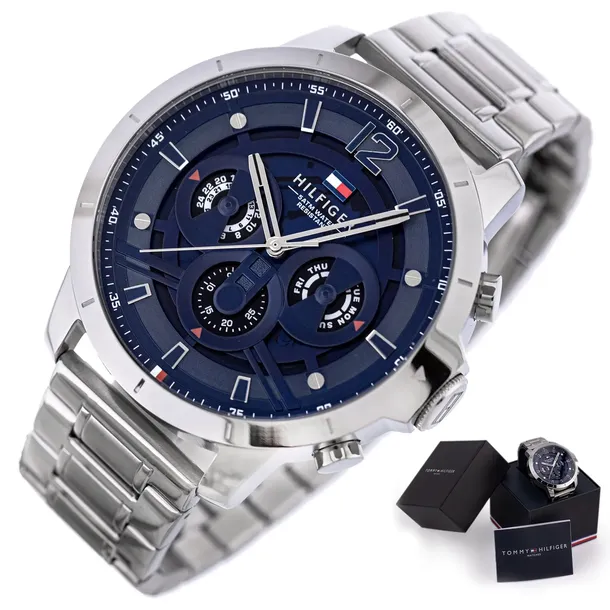 ZEGAREK MĘSKI TOMMY HILFIGER LUCA 1710492 +GRAWER