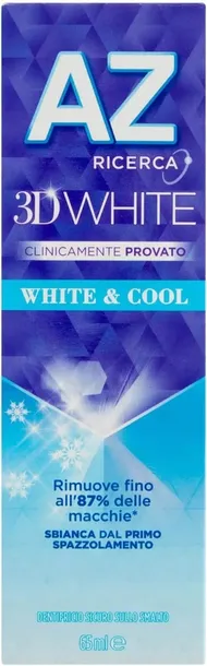 AZ Ricerca 3D White- WŁOSKA PASTA DO ZĘBÓW 65ml